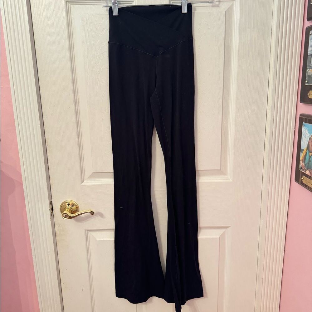 Aerie Black Flare Leggings